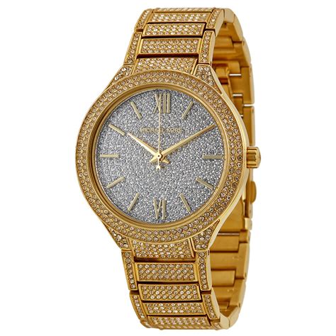 michael kors crystal pave watch